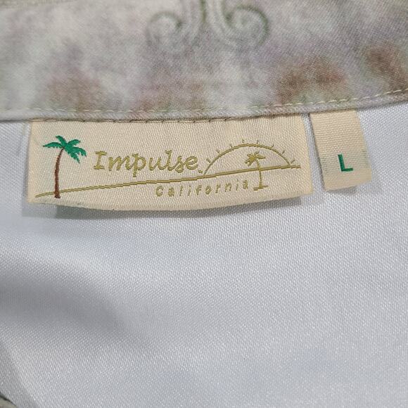 Impulse California Lightweight Button Jacket City Floral Print Wearable Arts - L - Picture 5 of 11